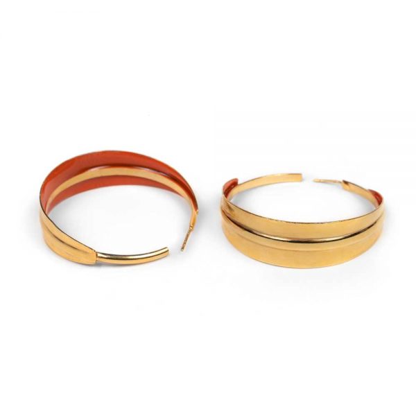 Bronze hoops