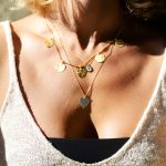 Silver necklace Eye lovers