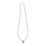 Silver necklace "Boat"