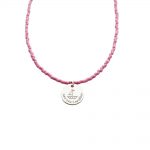 Silver necklace "Boat"