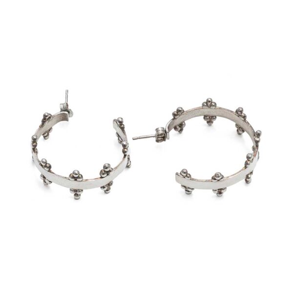 Ασημένια σκουλαρίκια