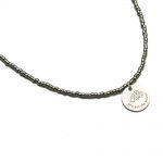 Silver necklace You got the power