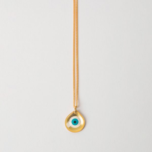 Silver necklace Eye