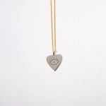 Silver necklace Eye lovers