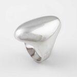 Ασημένιο δαχτυλίδι Sphere Oval