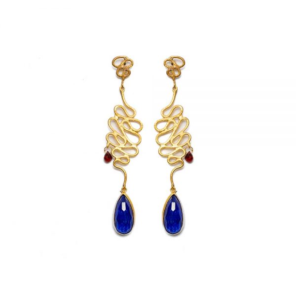 Επιχρυσωμένο σκουλαρίκια