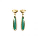 Gold plated earrings