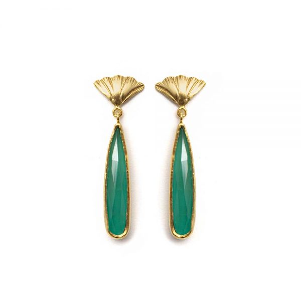 Gold plated earrings