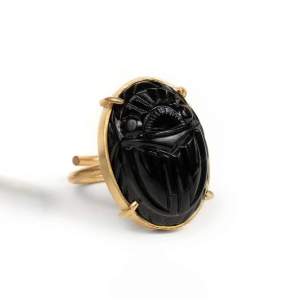 Gold plated bronze ring