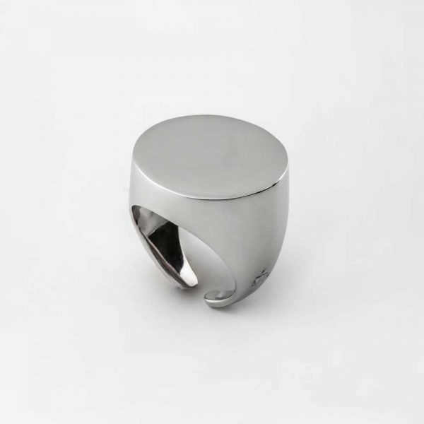 Sphere silver ring