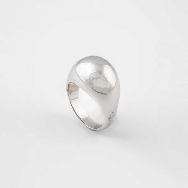Sphere Pompe silver ring